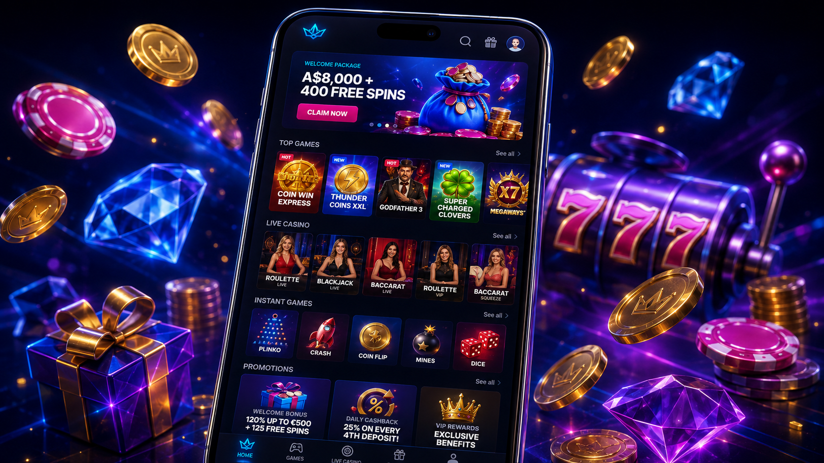Scycrown Casino mobile app