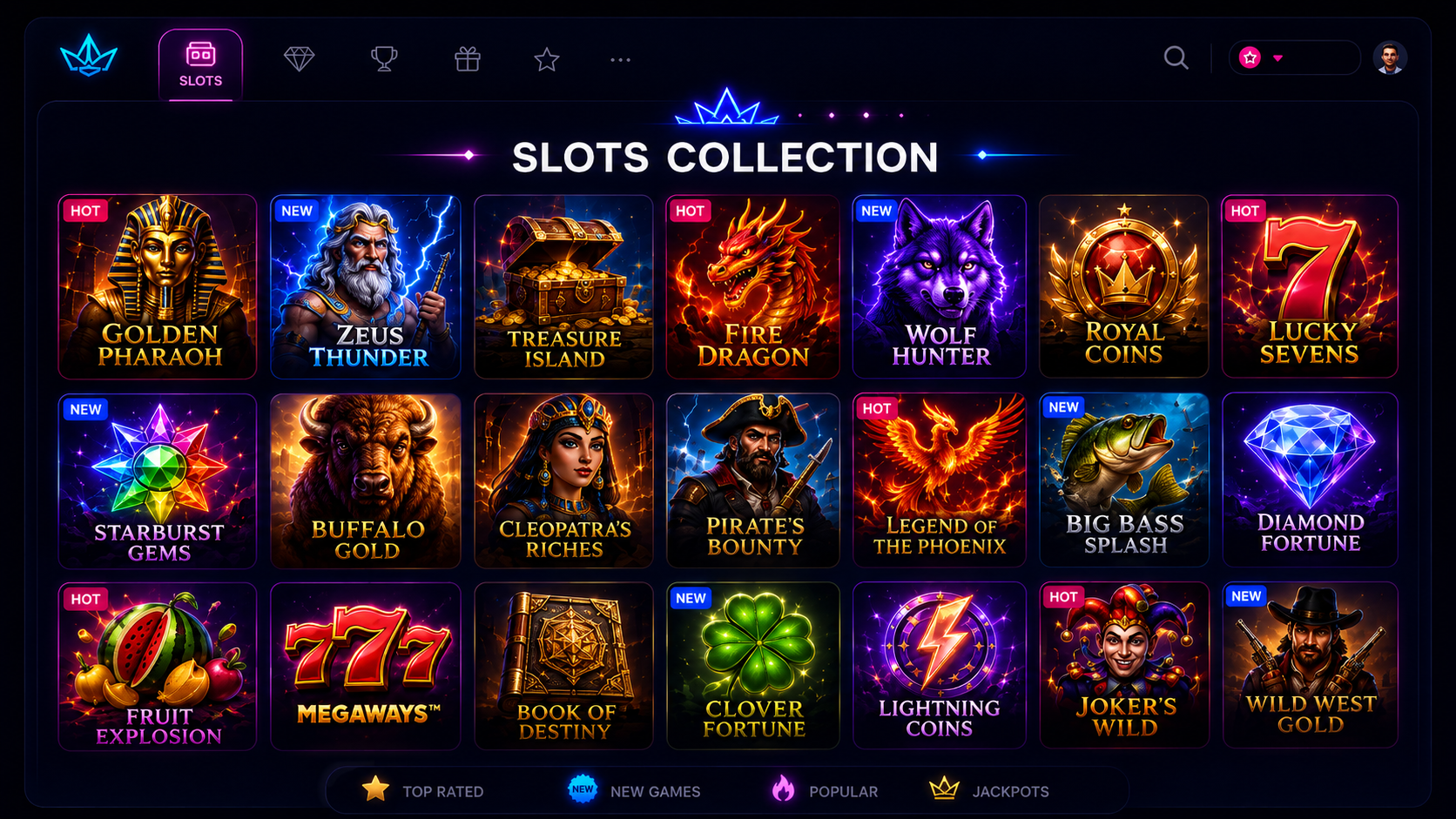 Scycrown Casino games